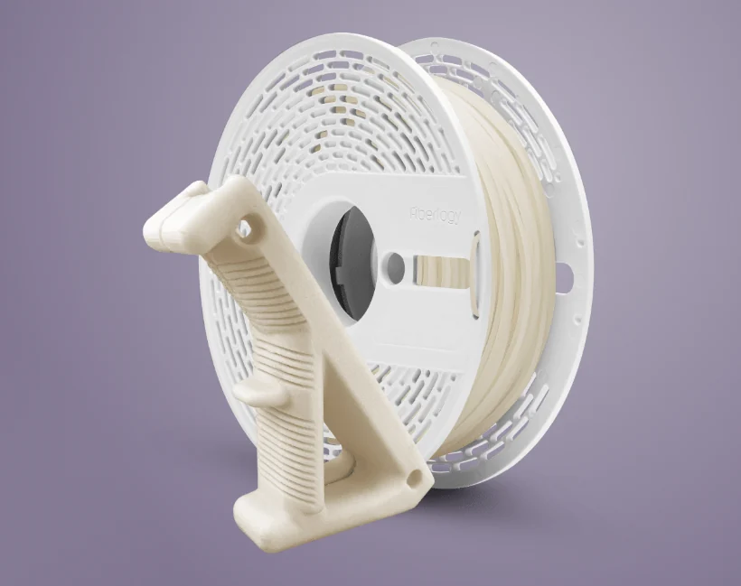 Cívka Fiberlogy Nylon PA12+GF15 v tištěném držáku